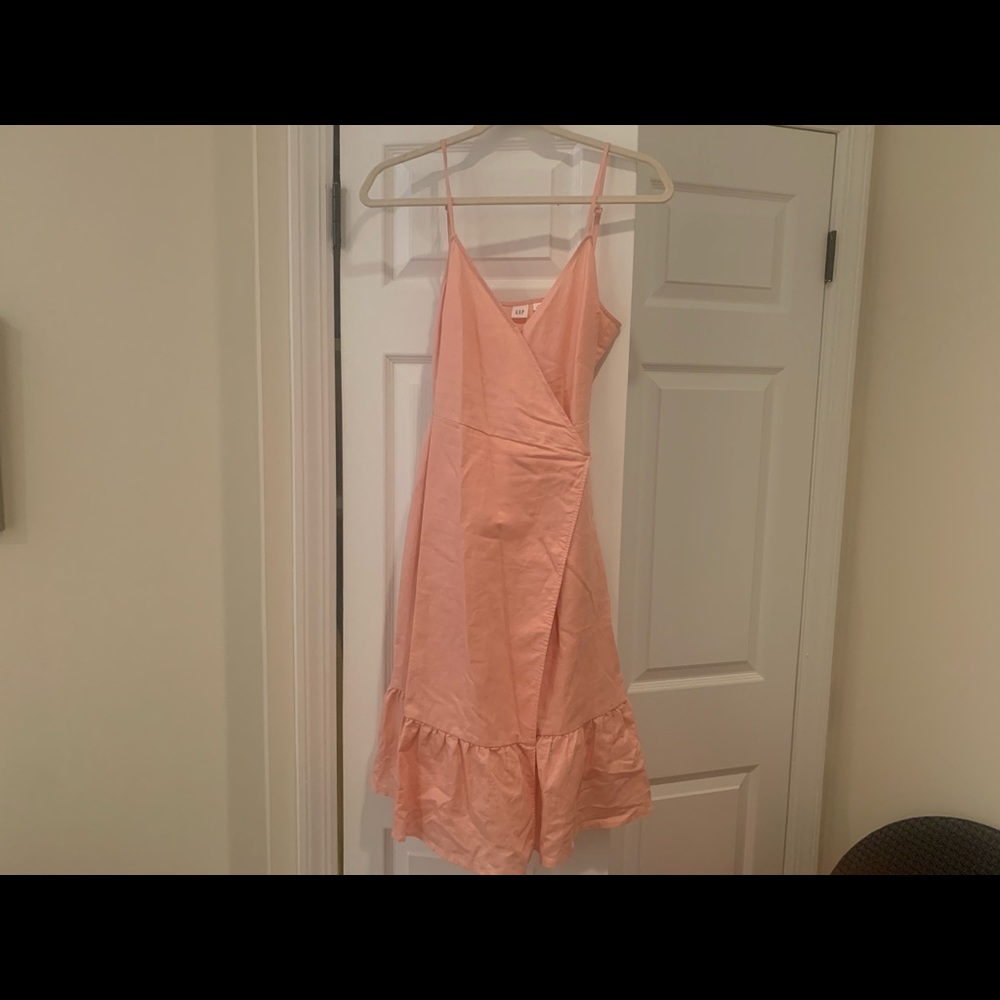 Gap Ruffle Cami Wrap Dress - Picture 2 of 4